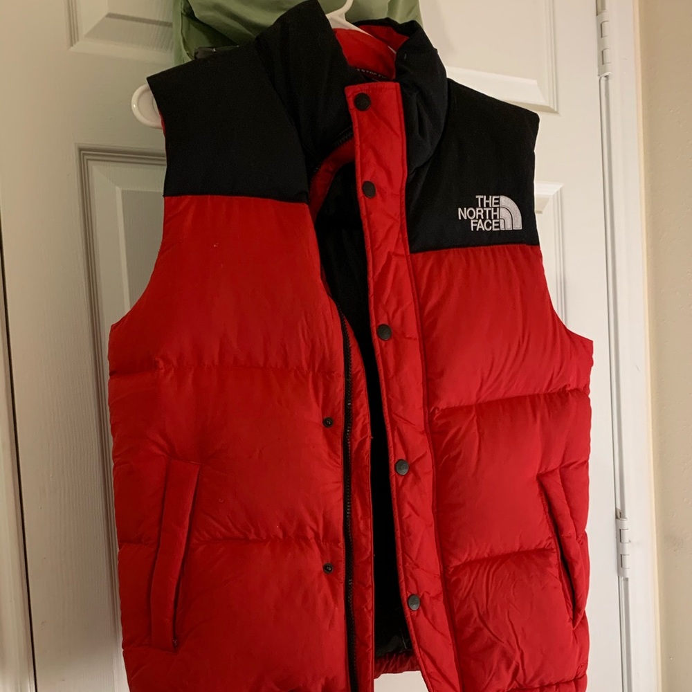 The North Face puffy vest